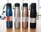 600ml Stainless Steel Flask with String Strap