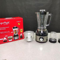 4 in 1 Signature Blender SG-161A - 1000W with 1.8L Jug Silver Kitchen Appliances Food Blenders