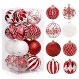 16 pcs Set Christmas Ball - 8cm