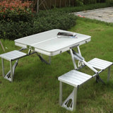 Aluminium Foldable Table and Chairs Set for Outdoor Camping