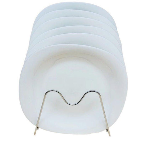 Set of 6 Quadra Square Soup Plates | 9" (225mm) | White Plain | 36 Piece Set | Elegant and Durable- Furaha Finds Kenya