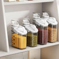 Airtight Storage Container – 2000ml and 2800ml Moisture-Proof Food Storage Jar with Wide Mouth Lid food storage containers Food Storage Containers