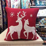 Christmas Decorations Pillowcases - 45x45cm Cotton