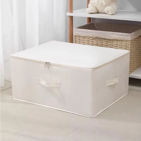 Oxford Fabric Storage Organizer 50x40x25cm with Double Zipper Home & Garden Household Storage Containers