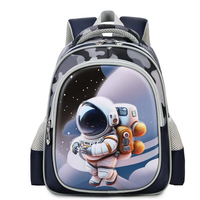 Kid's Cartoon Themed School Backpack 3D Design for Kindergarten A5 Size Kids & Baby School Backpacks