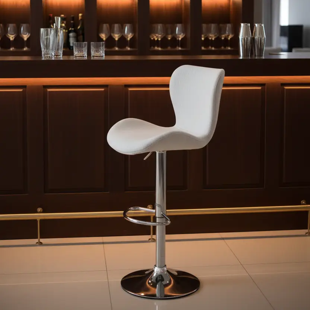 Wing Back Bar Stool Adjustable Bar Stools