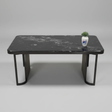 Coffee Table - Modern 120cm x 60cm with Black Marble Top Furniture Coffee Tables