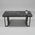 Coffee Table - Modern 120cm x 60cm with Black Marble Top Furniture Coffee Tables