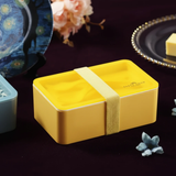 Premium Microwaveable Large Capacity Leak-Proof Bento Lunch Box Food-Grade Student Office Yellow Kitchen & Dining Lunch Containers