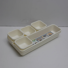 Drawer Organizer - 8-Piece Adjustable Plastic Set Home & Garden Household Drawer Organizer Inserts
