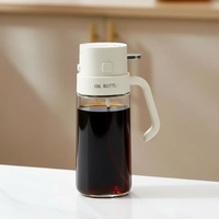 Glass Oil Dispenser 550ml 2 In 1 Pour And Spray For Cooks Kitchen & Dining Oil Dispensers