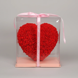 25cm Heart Roses Artificial Flowers Decoration Romantic Gift with Display Box Home & Garden Artificial Flowering Plants