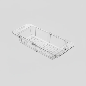Sink Colander - Extendable Acrylic Over-Sink Drain Basket Kitchen & Dining Colanders