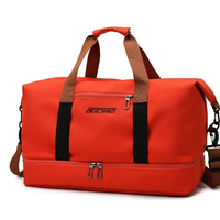BEICHAO Large Oxford Duffle Travel Gym Bag 46x25x28cm Bottom Shoe Compartment Waterproof Unisex Army Green Orange Beige Bags & Accessories Gym Duffel Bags