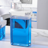 Acrylic Laundry Detergent Storage Container 2300ml Airtight Flip-Lock Lid with Measuring Cup Home & Garden Laundry Supplies