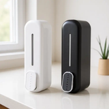 Soap Dispenser - Wall-Mounted Manual Press ABS Bathroom Black White Home & Garden Soap & Lotion Dispensers