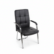 Office Chair - Modern Visitor Chair with Chrome Frame
