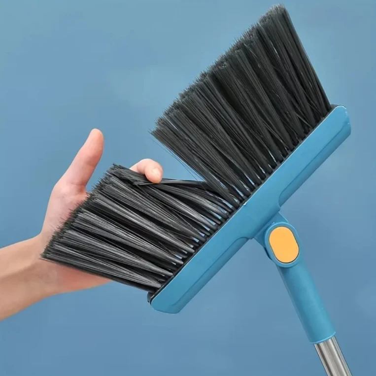 2-in-1 Broom and Dustpan Combo Set with Rotating Handle Home & Garden Brooms