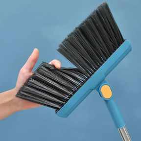 2-in-1 Broom and Dustpan Combo Set with Rotating Handle Home & Garden Brooms