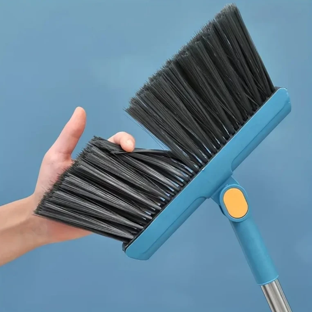 2-in-1 Broom and Dustpan Combo Set with Rotating Handle Home & Garden Brooms