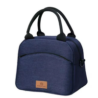 Large Capacity Insulated Lunch Bag with Shoulder Strap Half Round Bags & Accessories Lunch Bags