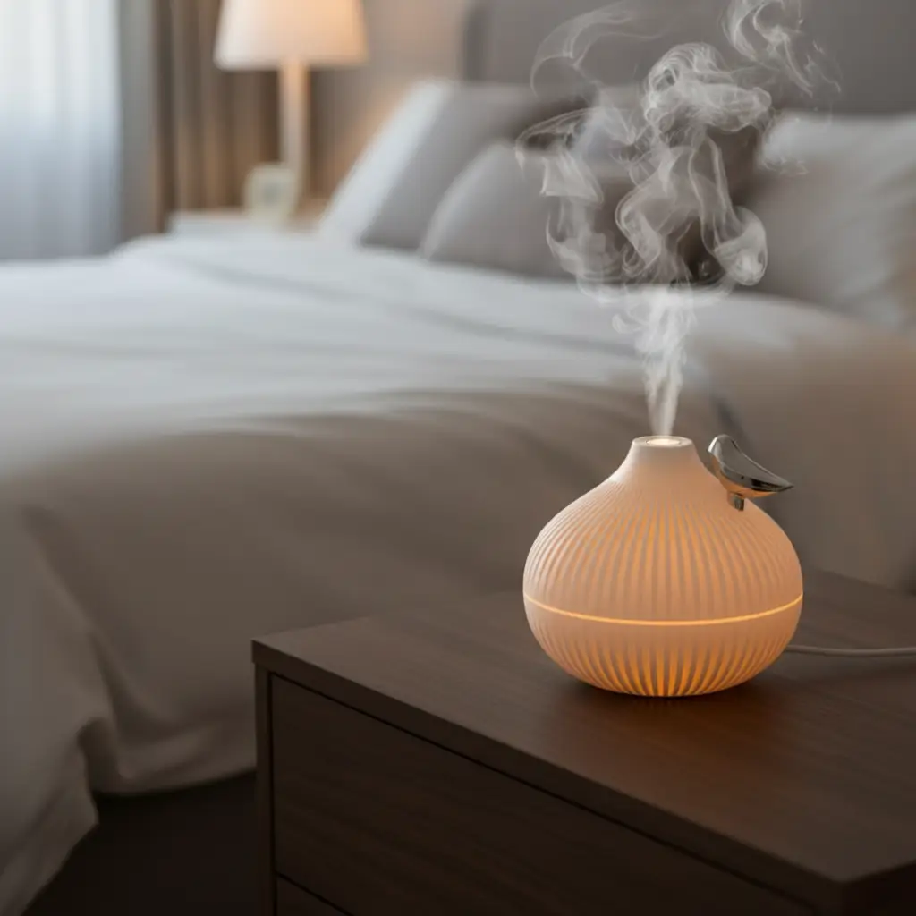 Humidifier - Onion 300ml Ultrasonic LED Night Lamp Aroma Diffuser USB Home & Garden Humidifiers