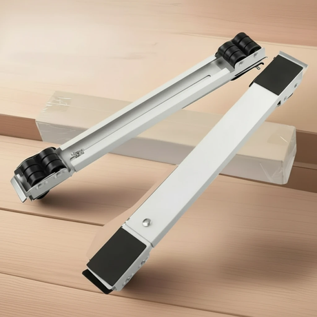 2-Piece Adjustable Appliance Roller Stand 200kg with 24 Wheels Home & Garden Appliance Dollies