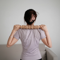 Wood Massage Roller Stick Lymphatic Drainage Anti-Cellulite Body Therapy Home & Garden Manual Massage Tools