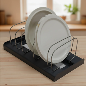 Organizer - Bakeware/Cookware with Divided Stainless Steel Stand Kitchen & Dining Kitchen Cabinet Organizers