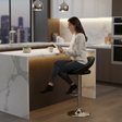 Donut Ring Bar Stool Adjustable Bar Stools