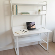 Study Desk with 3-Tier Hutch Bookshelf & Keyboard Tray Study Desk Desks