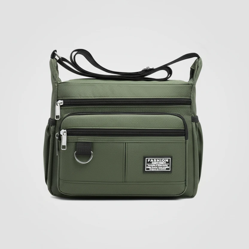 Large Capacity Multilayer Shoulder Crossbody Bag Waterproof Oxford 26x20x9cm Bags & Accessories Cross Body Bags