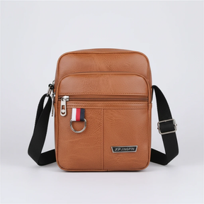 Men's Shoulder Crossbody Bag PU Leather Multi-Pocket Design 20x15x9cm Bags & Accessories Cross Body Bags