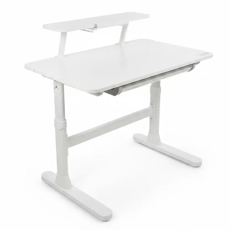 Height-Adjustable Desk with Monitor Shelf | Z-Frame Study Desk Desks
