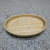 Oval Wooden Dough Basin Salad Bowl with Lid Natural Wood 35x25cm Kitchen & Dining Mixing Bowls