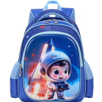Kid's Cartoon Themed School Backpack 3D Design for Kindergarten A5 Size Kids & Baby School Backpacks