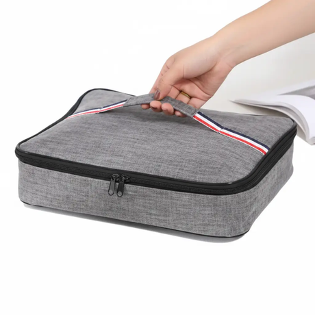 Lunch Bag - Large Square Oxford Insulated with Handle Luggage & Bags Lunch Bags