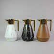 Thermal Flask - Marble & Gold Unbreakable Nordic Insulation 1L Kitchen & Dining Thermoses