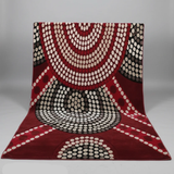Paris Carpets Modern Design Abstract Patterns Grey Black White 7x10 Feet Home & Garden Rugs