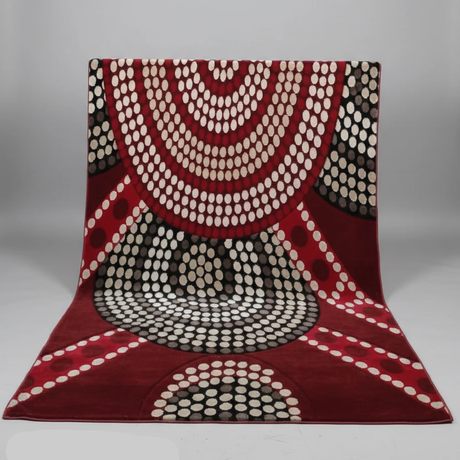 Paris Carpets Modern Design Abstract Patterns Grey Black White 7x10 Feet Home & Garden Rugs