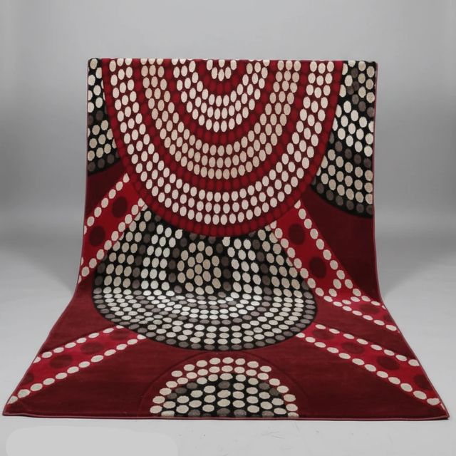 Paris Carpets Modern Design Abstract Patterns Grey Black White 7x10 Feet Home & Garden Rugs