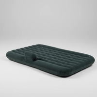 Inflatable Car Travel Mattress with 2 Pillows Electric Pump Black Light Grey Home & Garden Air Mattresses