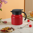 800ml Stainless Steel Coffee Pot with Sieve Red Flask Kitchen & Dining Coffee Servers