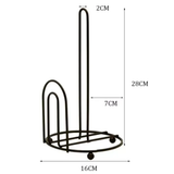 Paper Towel Holder - Freestanding Arch Wire Stand Matte Black Kitchen & Dining Uncategorized