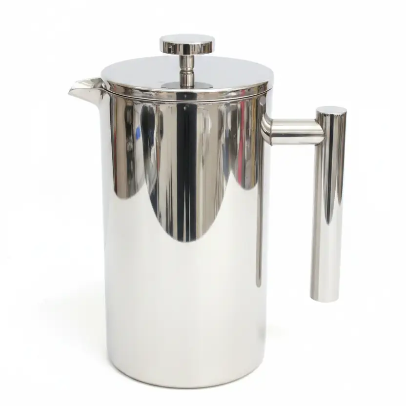 French Press - Stainless Steel Double Wall Coffee Maker Kitchen & Dining French Presses