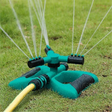 360° Rotating 3-Arm Garden Sprinkler 9-Jet Butterfly Weighted Base 24x18x10cm Home & Garden Sprinklers
