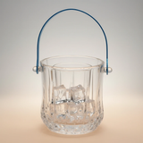 Ice Bucket - Portable Glass with Handle and Tongs Kitchen & Dining Ice Buckets