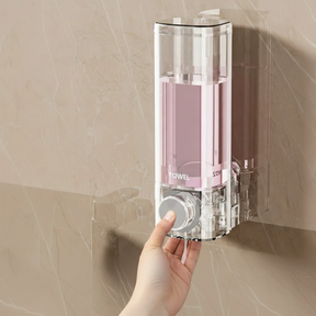 Zowei Wall Mounted Manual Soap Dispenser 225x90x74mm ABS Leak-Proof Clear Home & Garden Soap & Lotion Dispensers