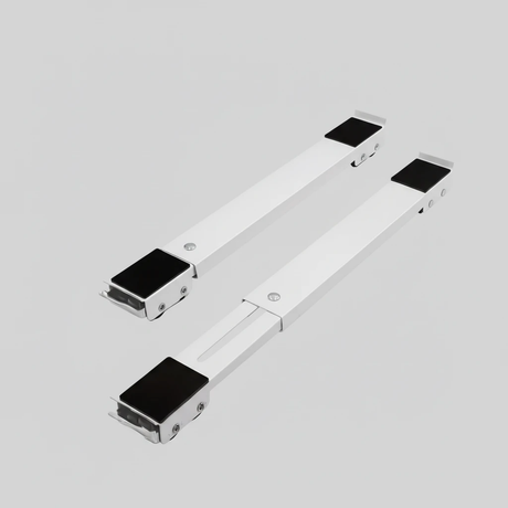 2-Piece Adjustable Appliance Roller Stand 200kg with 24 Wheels Home & Garden Appliance Dollies