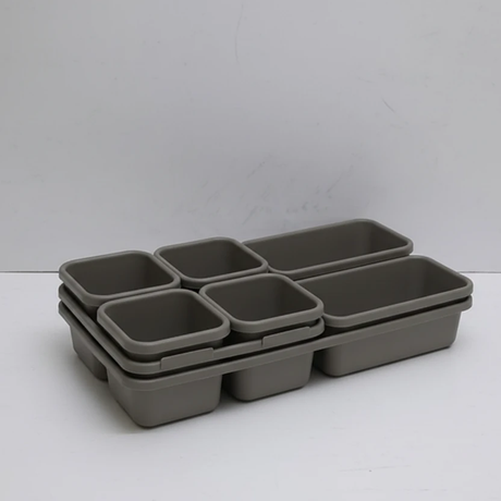 Drawer Organizer - 8-Piece Adjustable Plastic Set Home & Garden Household Drawer Organizer Inserts